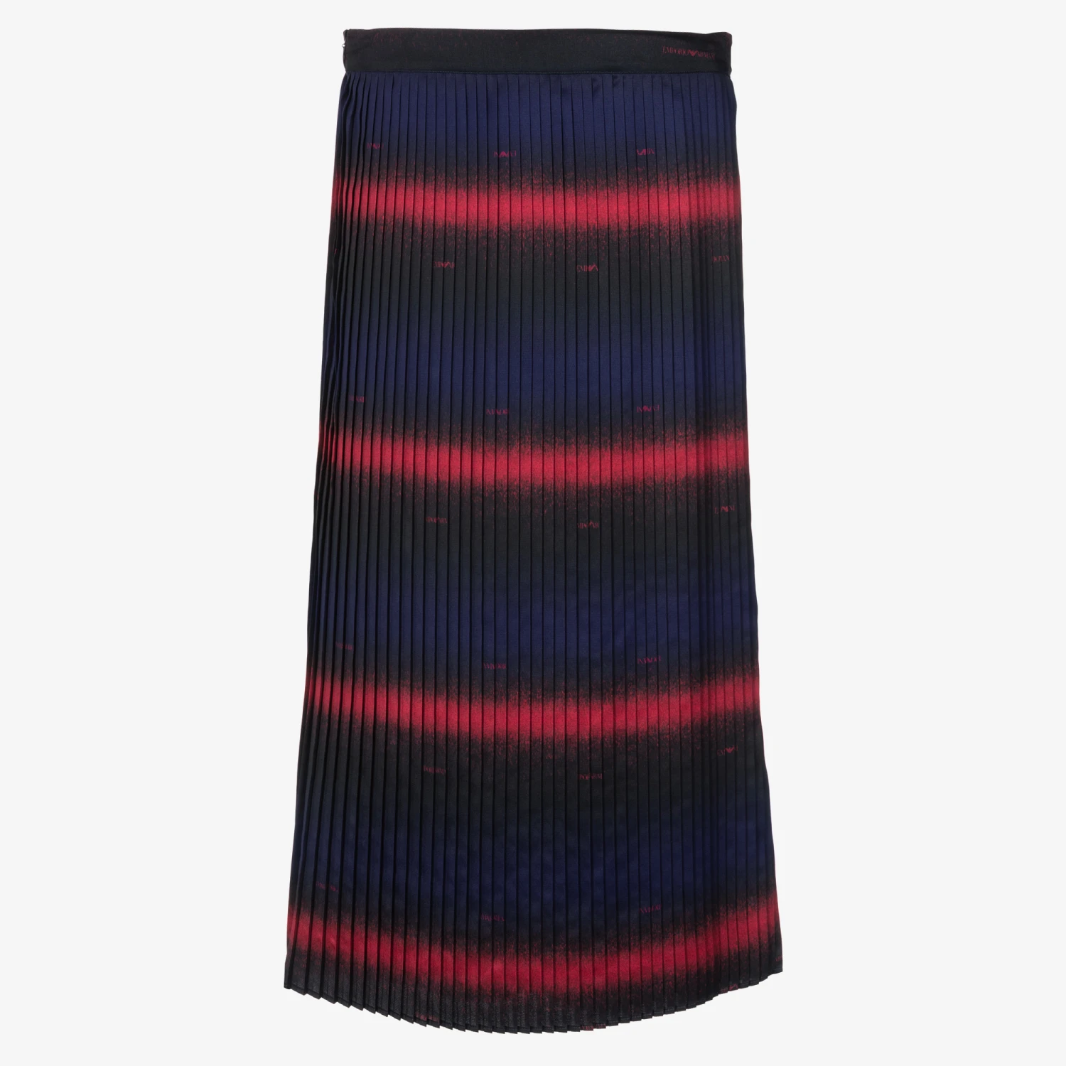 Emporio Armani Teen Girls Blue Pleated Skirt 2 Emporio Armani Teen Girls Blue Pleated Skirt - Image 2