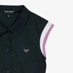 Emporio Armani Teen Girls Navy Blue Long Cotton Dress 5 Emporio Armani Teen Girls Navy Blue Long Cotton Dress -Molo Store emporio armani teen girls navy blue long cotton dress 494154 1d98d1dacc7ada340ec1aeedc24ce592eeb4c476