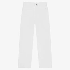 Emporio Armani Teen Girls White Denim Jeans