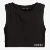 Guess Teen Black Logo Sports Top