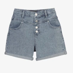 Guess Teen Girls Blue Denim Shorts