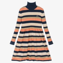 Guess Teen Girls Blue Striped Dress
