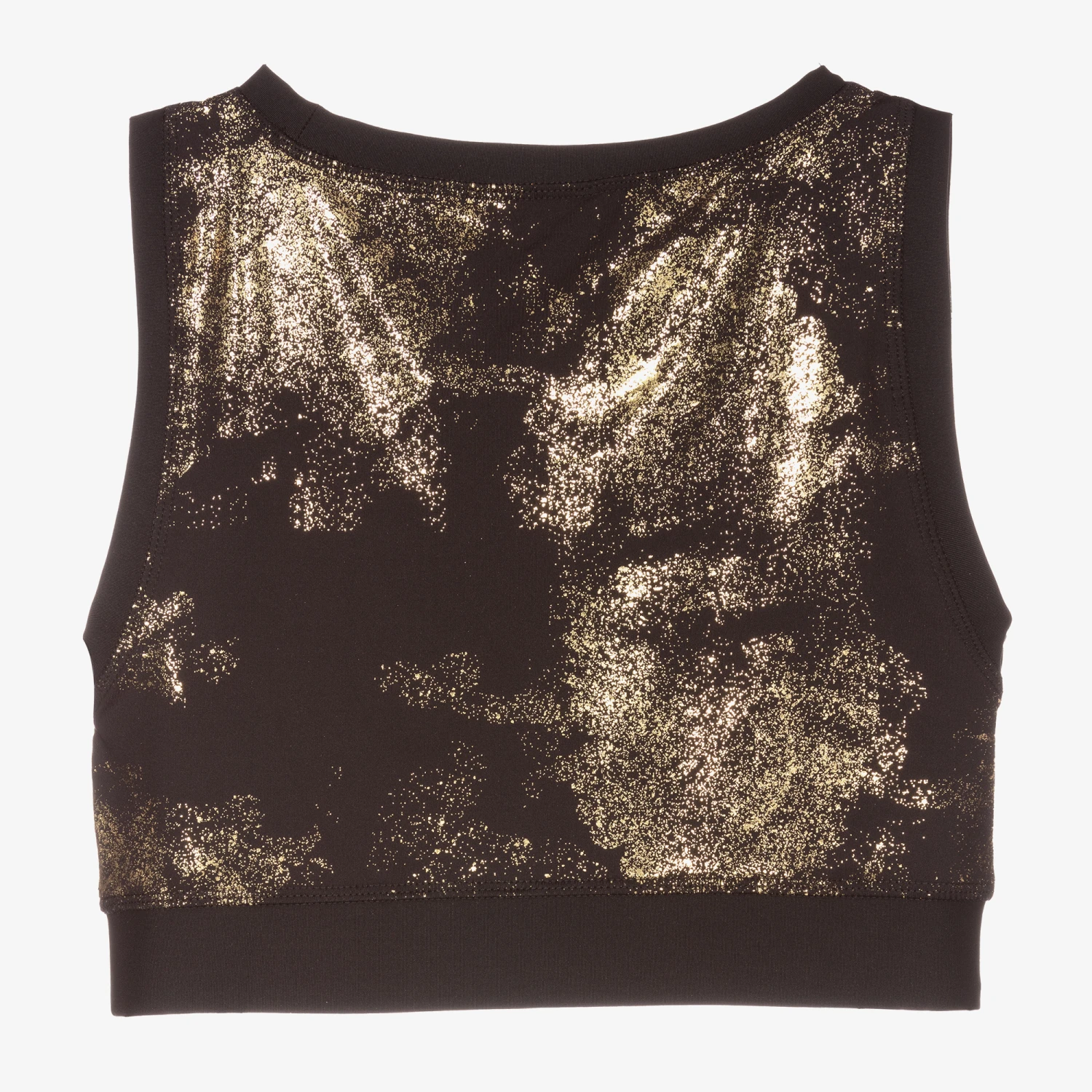 Guess Teen Gold & Black Cropped Top 2 Guess Teen Gold & Black Cropped Top - Image 2