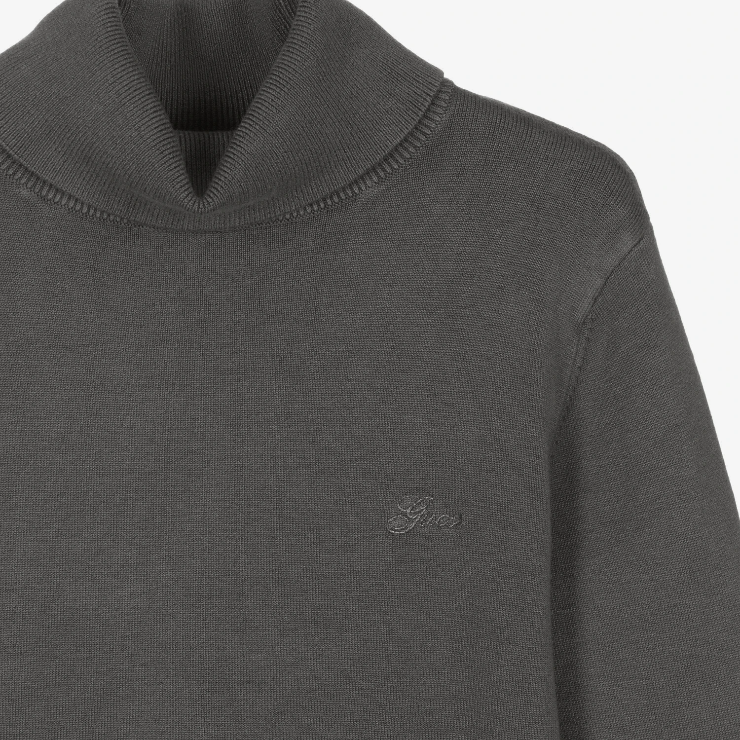 Guess Teen Grey Roll Neck Knit Dress 3 Guess Teen Grey Roll Neck Knit Dress - Image 3