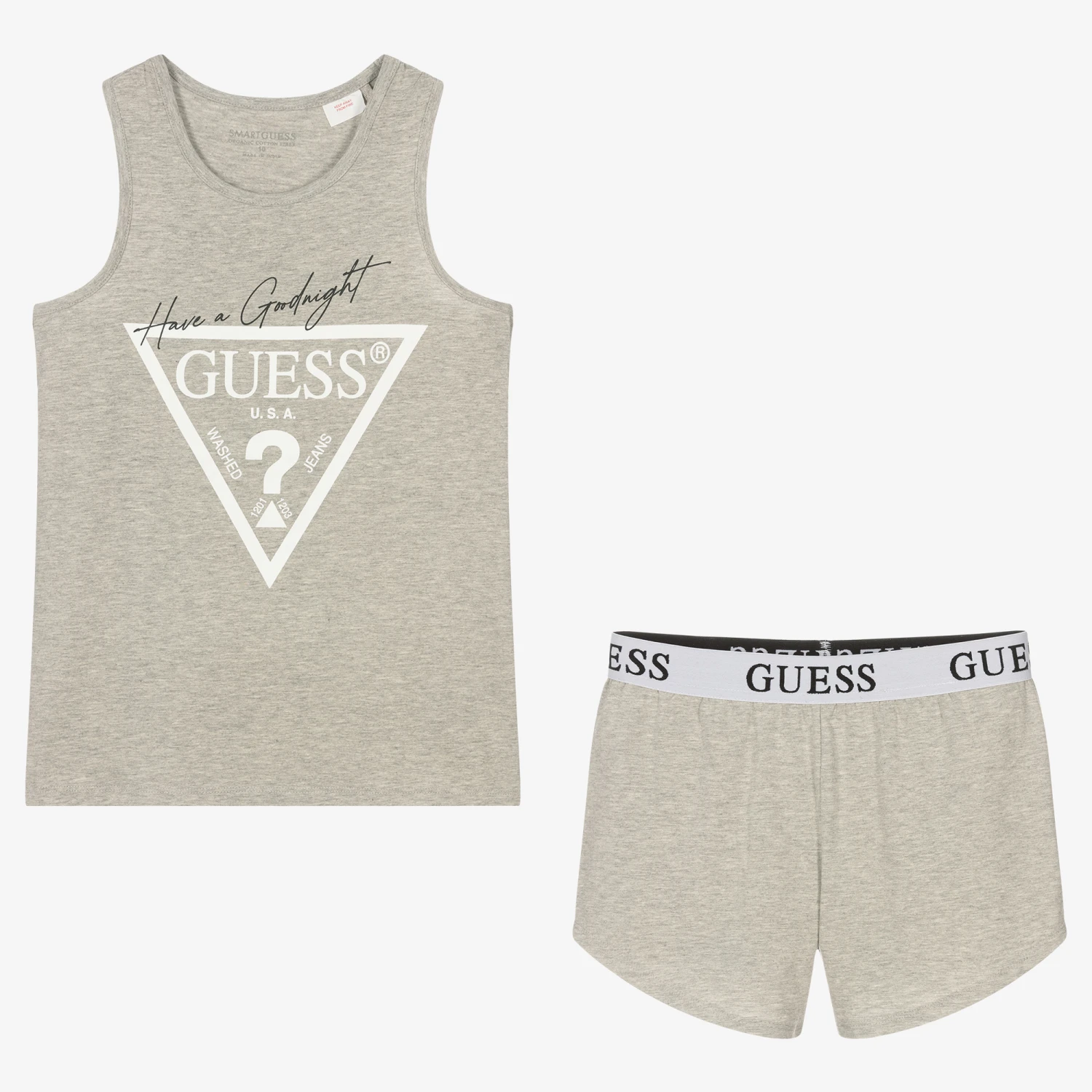 Guess Teen Grey Short Pyjamas 1 Guess Teen Grey Short Pyjamas