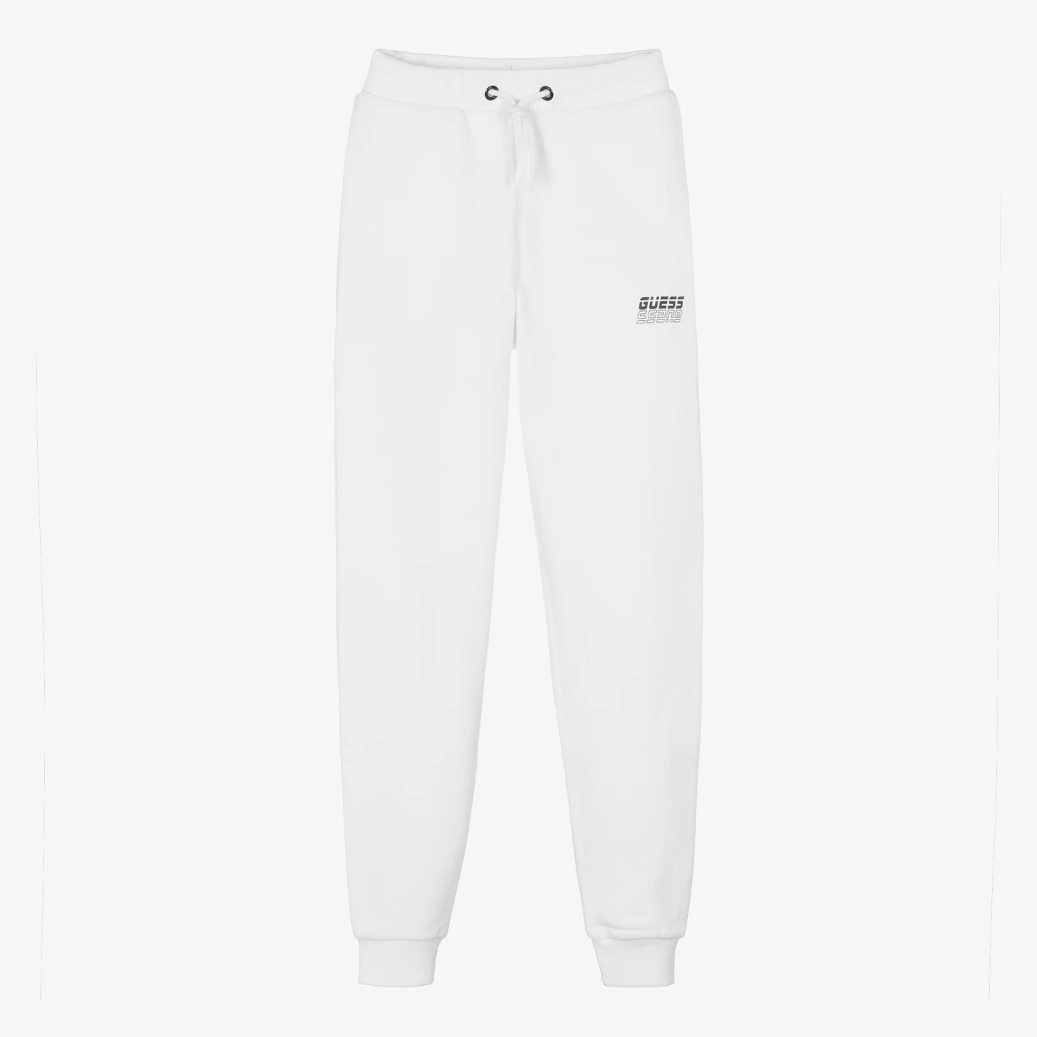 Guess Teen White Logo Joggers 1 Guess Teen White Logo Joggers