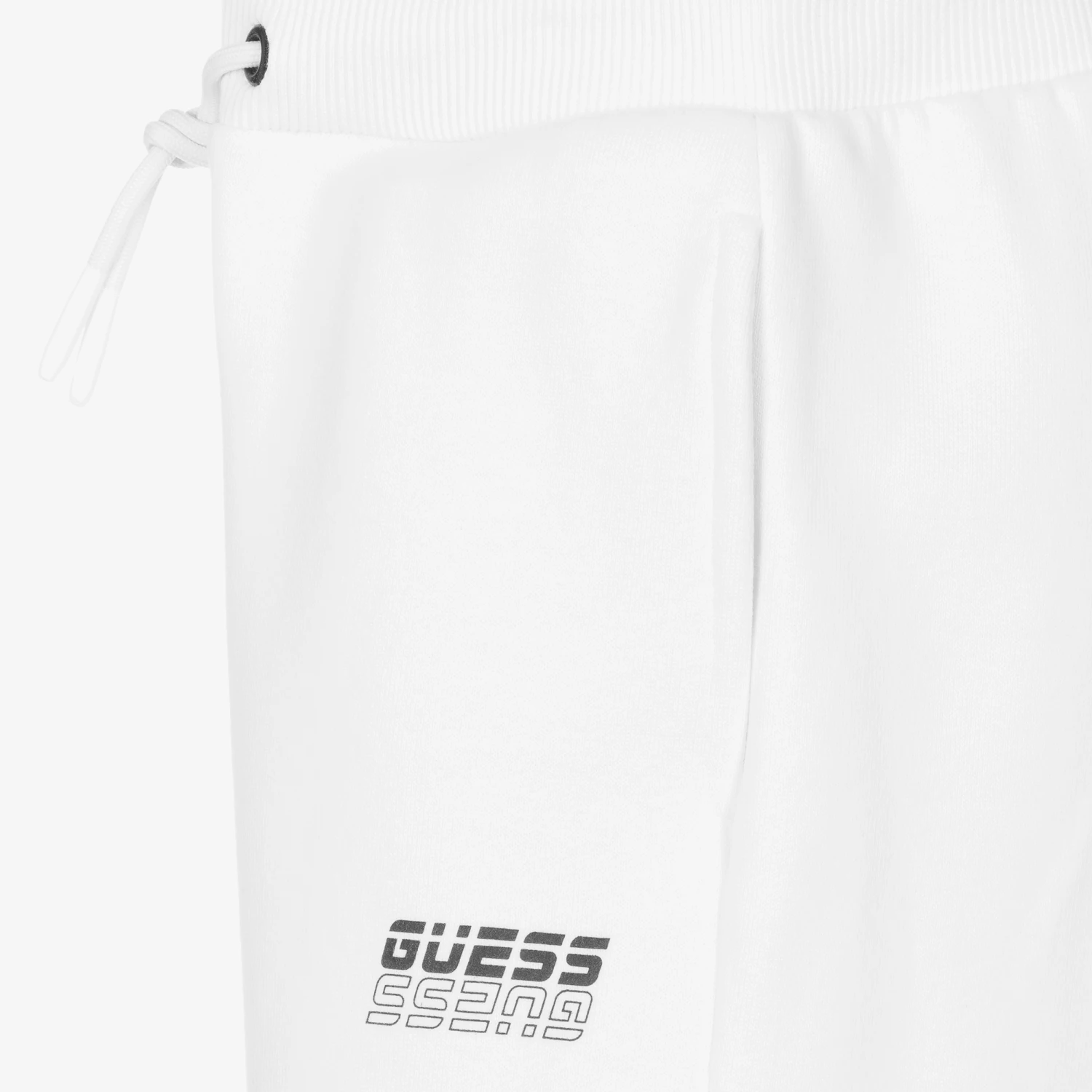 Guess Teen White Logo Joggers 3 Guess Teen White Logo Joggers - Image 3