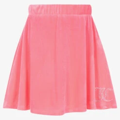 Juicy Couture Teen Girls Pink Velour Skirt
