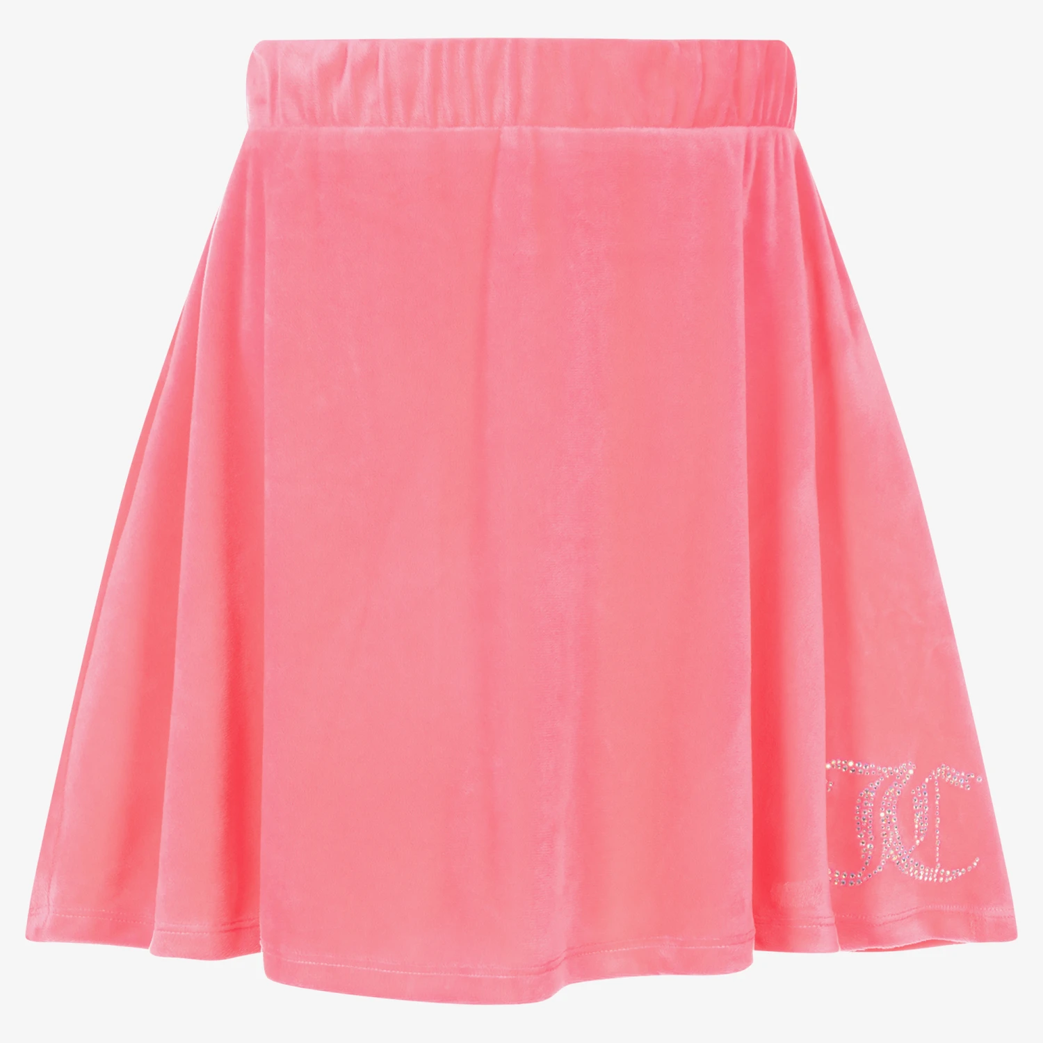 Juicy Couture Teen Girls Pink Velour Skirt 1 Juicy Couture Teen Girls Pink Velour Skirt