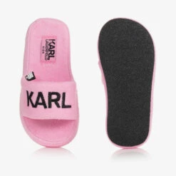 KARL LAGERFELD KIDS Teen Girls Pink Towelling Logo Sliders 5 KARL LAGERFELD KIDS Teen Girls Pink Towelling Logo Sliders -Molo Store karl lagerfeld kids teen girls pink towelling logo sliders 504945 9e890efa99b94bc9de49a2269f01ea423c8449eb