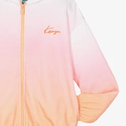KENZO KIDS Teen Girls Pink Logo Zip-Up Hoodie -Molo Store kenzo kids teen girls pink logo zip up hoodie 502261 d43cc1275b78532fbaa4654a1f7ea349a1e19356