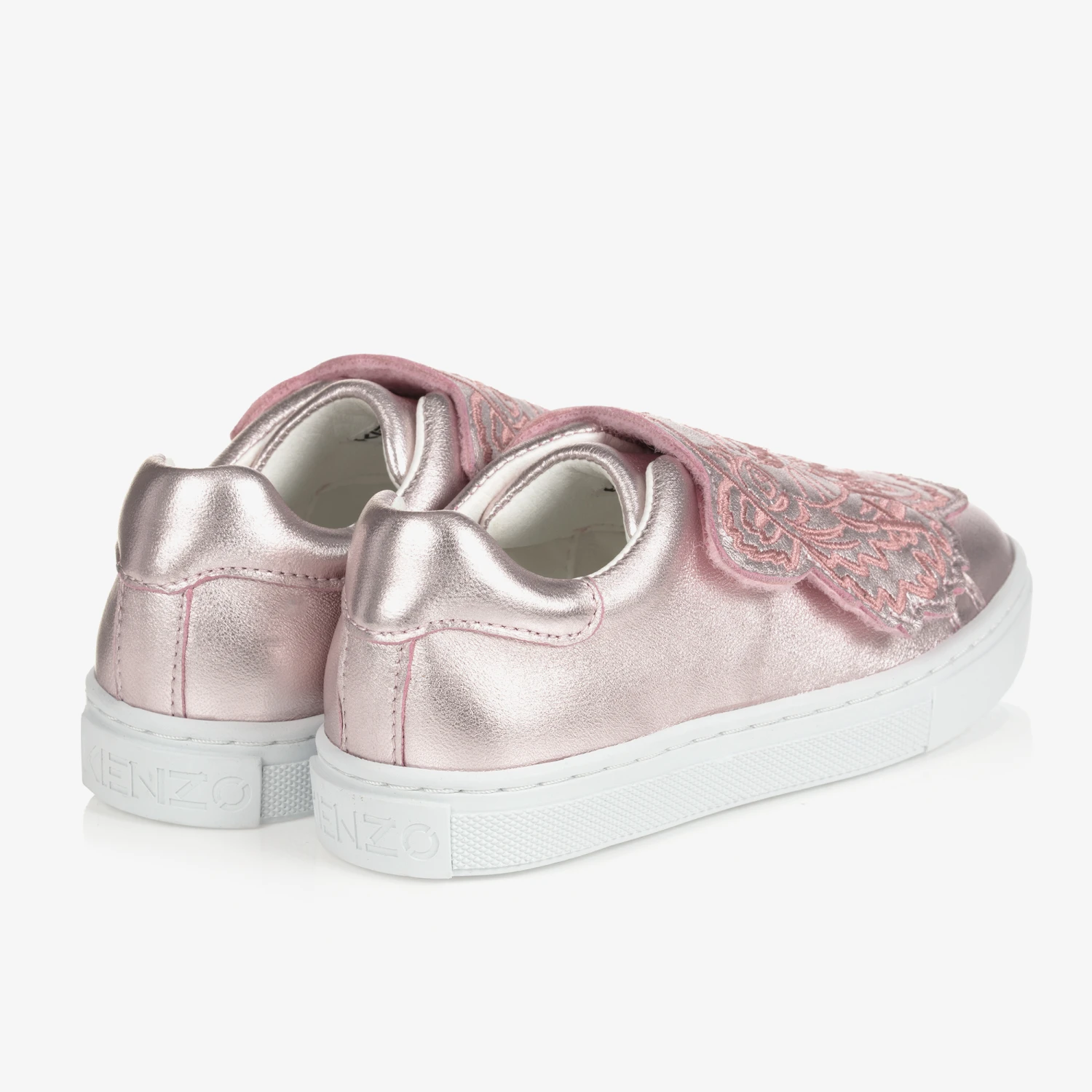 KENZO KIDS Teen Girls Pink Tiger Trainers 2 KENZO KIDS Teen Girls Pink Tiger Trainers - Image 2