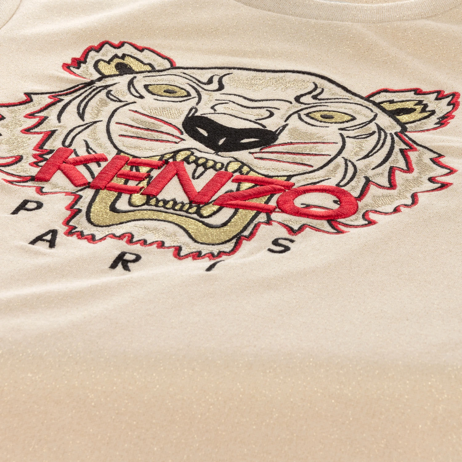 KENZO KIDS Teen Gold Tiger & Ox Dress 4 KENZO KIDS Teen Gold Tiger & Ox Dress - Image 4