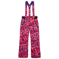 KENZO KIDS Teen Pink Leopard Ski Trousers