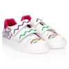 KENZO KIDS Teen White Logo Trainers