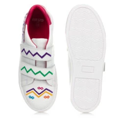 KENZO KIDS Teen White Logo Trainers -Molo Store kenzo kids teen white logo trainers 333343 9e74c1caeb754f897eb413a75374c2e183f3c3c6