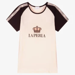 La Perla Teen Girls Pink Logo T-Shirt