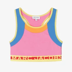 MARC JACOBS Teen Girls Pink Sports Crop Top
