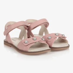 Mayoral Teen Girls Pink Pearl Sandals