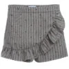 Mayoral Teen Grey Striped Skort