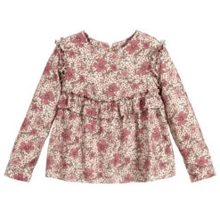 Mayoral Teen Pink Floral Blouse