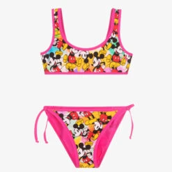MC2 Saint Barth Teen Pink Mickey Mouse Bikini