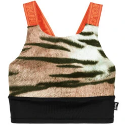 Molo Teen Brown Tiger Crop Top