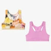 Molo Teen Girls Beige & Pink Bra Top (2 Pack)