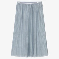 Molo Teen Girls Blue Pleated Skirt
