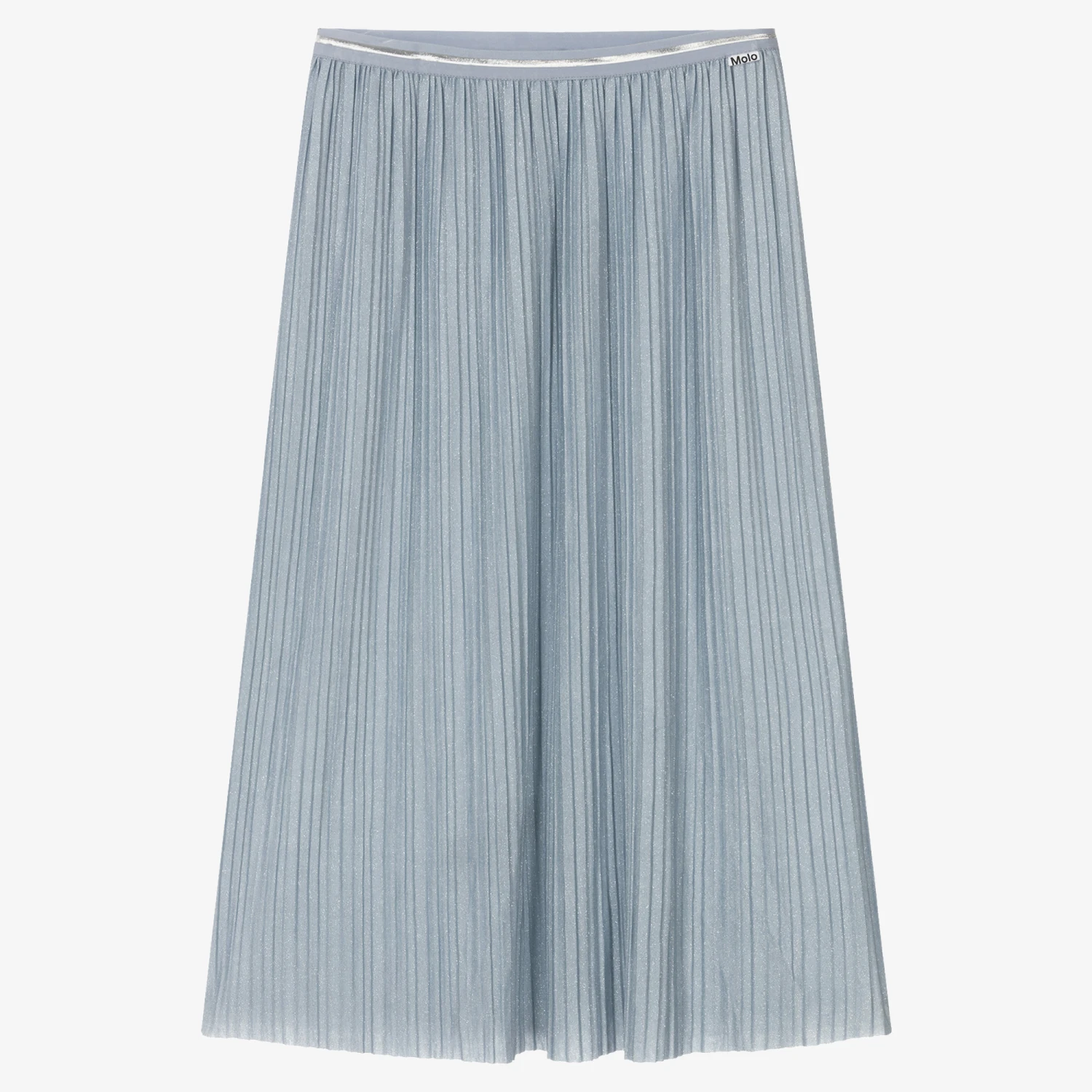Molo Teen Girls Blue Pleated Skirt 1 Molo Teen Girls Blue Pleated Skirt