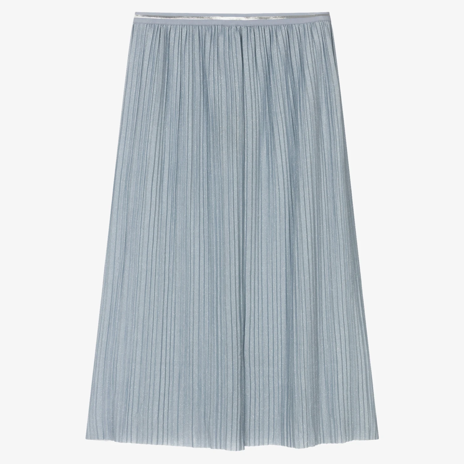 Molo Teen Girls Blue Pleated Skirt 2 Molo Teen Girls Blue Pleated Skirt - Image 2