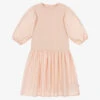Molo Teen Girls Pale Pink Cotton Midi Dress