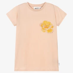 Molo Teen Girls Pink Cotton T-Shirt