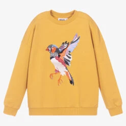 Molo Teen Girls Yellow Sweatshirt