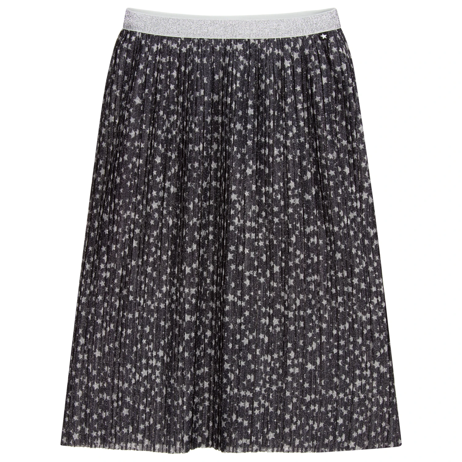Molo Teen Grey Glitter Stars Skirt 1 Molo Teen Grey Glitter Stars Skirt