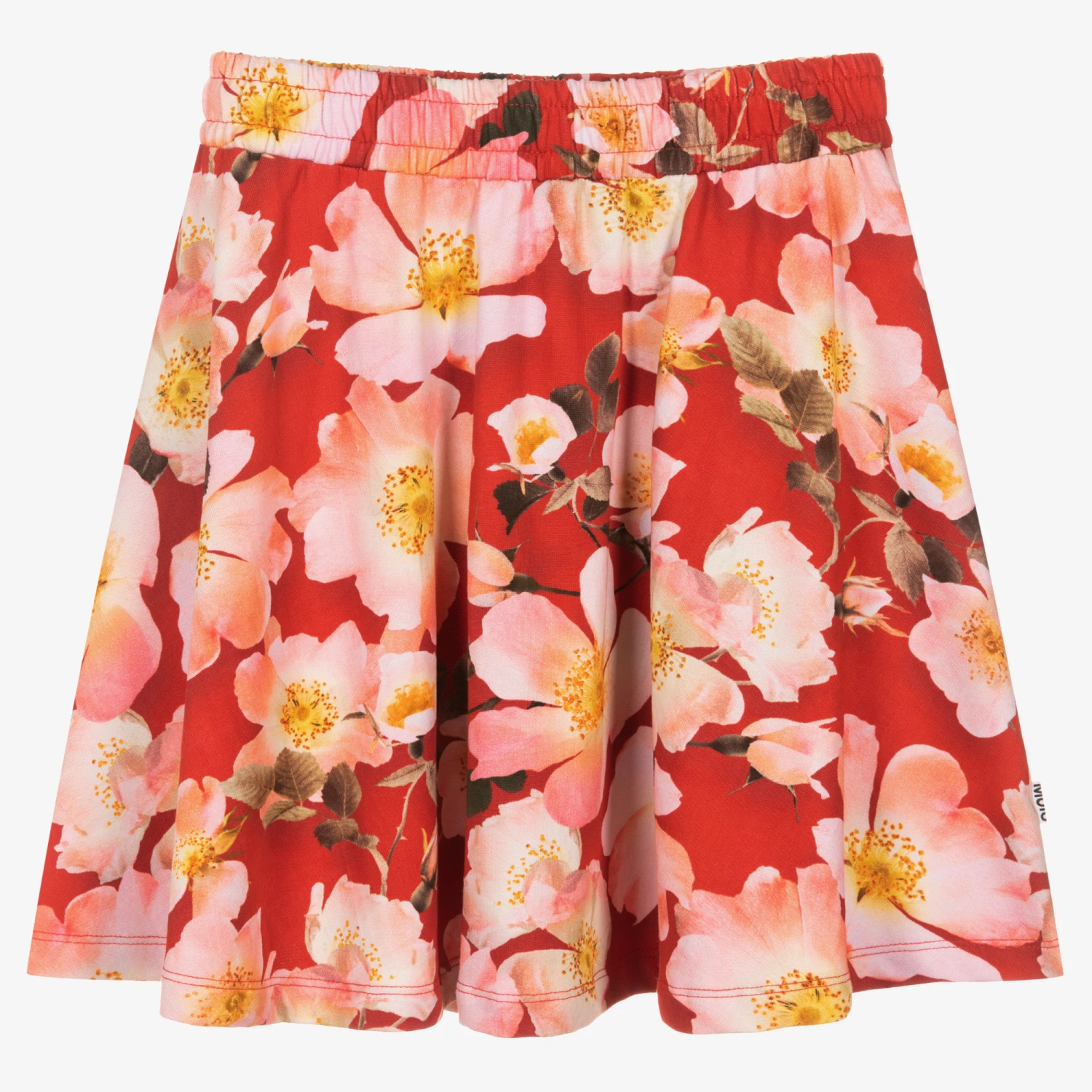 Molo Teen Red Floral Cotton Skirt 1 Molo Teen Red Floral Cotton Skirt