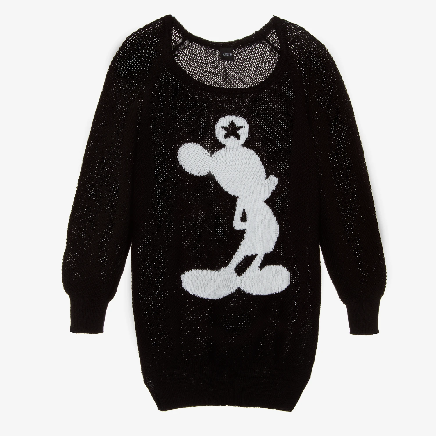 Monnalisa Teen Girls Black Sweater 1 Monnalisa Teen Girls Black Sweater