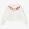 Monnalisa Teen Girls Ivory Sweatshirt