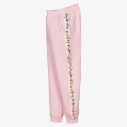 Monnalisa Teen Girls Pink Floral Joggers -Molo Store monnalisa teen girls pink floral joggers 454499 73d310fb192937e0f493d00dd691201a9acb94e5