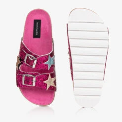 Monnalisa Teen Girls Pink Glitter Two Strap Sandals -Molo Store monnalisa teen girls pink glitter two strap sandals 485896 3abd2d9621763fd820f491d32ed58ca094aea984