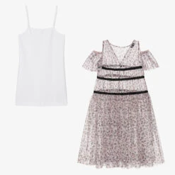 Monnalisa Teen Girls Pink Leopard Tulle Dress -Molo Store monnalisa teen girls pink leopard tulle dress 503408 4f3a9b85e926c251b4843f91e7f289917117503b