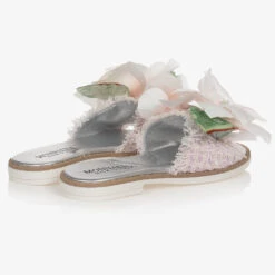 Monnalisa Teen Girls Pink Tweed Floral Sliders 6 Monnalisa Teen Girls Pink Tweed Floral Sliders -Molo Store monnalisa teen girls pink tweed floral sliders 483826 b8af4b7abef200aa917239a79aef0aeea5503ed1