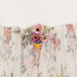 Monnalisa Teen Ivory Floral Tulle Dress -Molo Store monnalisa teen ivory floral tulle dress 454411 d38b54443017d89c28c38bb0c272dd9baba280c3