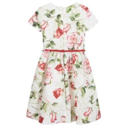 Monnalisa Chic Teen Ivory & Red Floral Dress -Molo Store monnalisa teen ivory red floral dress 368458 e5a3d0f3a30dfb5ee5fca78a5c3c455cc1ff7c4f