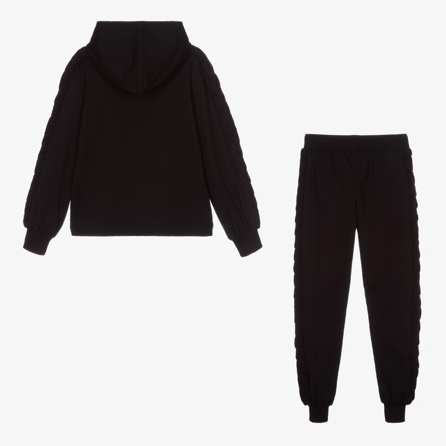 Moschino Kid-Teen Teen Black Teddy Tracksuit 2 Moschino Kid-Teen Teen Black Teddy Tracksuit - Image 2