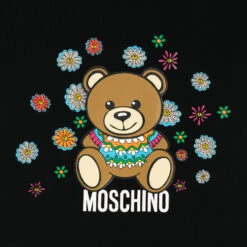 Moschino Kid-Teen Teen Girls Black Cotton Floral Logo T-Shirt 5 Moschino Kid-Teen Teen Girls Black Cotton Floral Logo T-Shirt -Molo Store moschino teen girls black cotton floral logo t shirt 508079 a67ee0548da23c2330133c4f4bd84be6b428c25b