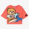 Moschino Kid-Teen Teen Girls Pink Bear T-Shirt