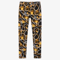 Moschino Kid-Teen Teen Girls Teddy Chain Leggings