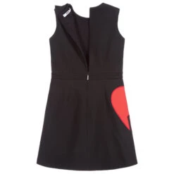MSGM Teen Black & Red Heart Dress -Molo Store msgm teen black red heart dress 328469 e0ad95085471e6a84d36506cae2c42710817cd67