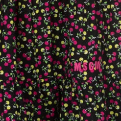 MSGM Teen Girls Black Cotton Micro Cherry Dress -Molo Store msgm teen girls black cotton micro cherry dress 490194 258f72a04f66a97767a4bac4bb396f10a43ccb6e